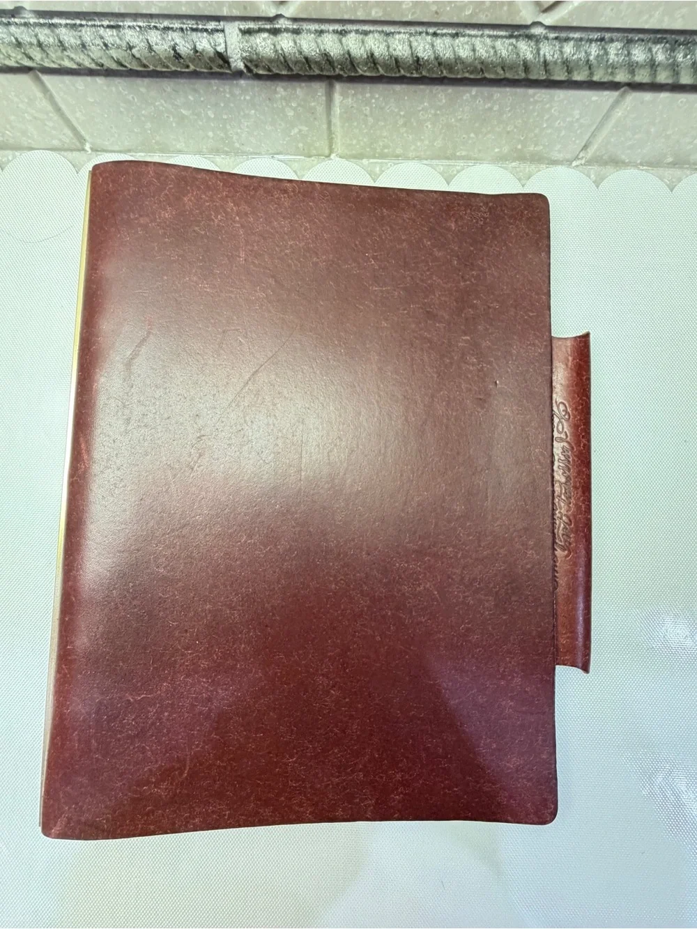 Plotter A5 Pueblo Leather 6-ring Binder